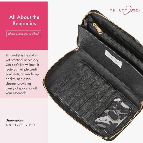 THIRTY-ONE All About the Benjamins large Wallet - Picture 13 of 14